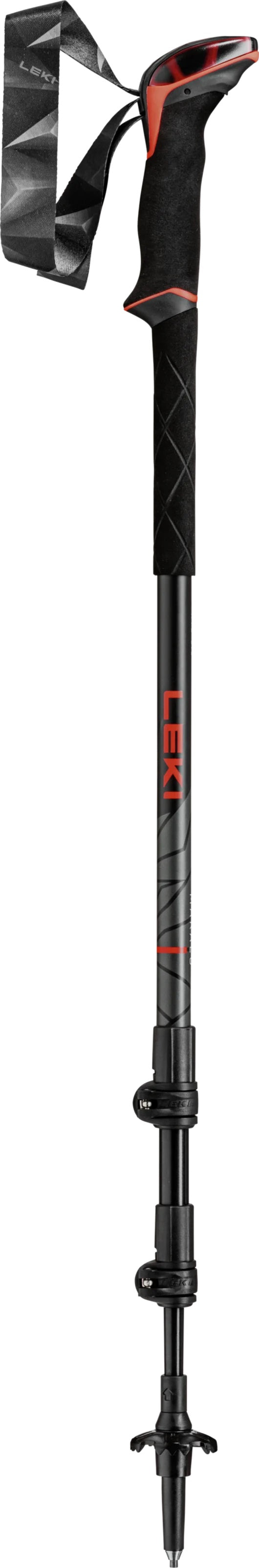 Leki MAKALU Wanderstöcke bright red-black-dark anthracite (110-145 cm) Unisex