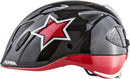Alpina XIMO FLASH Fahrradhelm black white red star Kinder