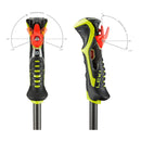 Leki AIRFOIL 3D Alpinstöcke anthracite neon yellow (100-135 cm) Unisex