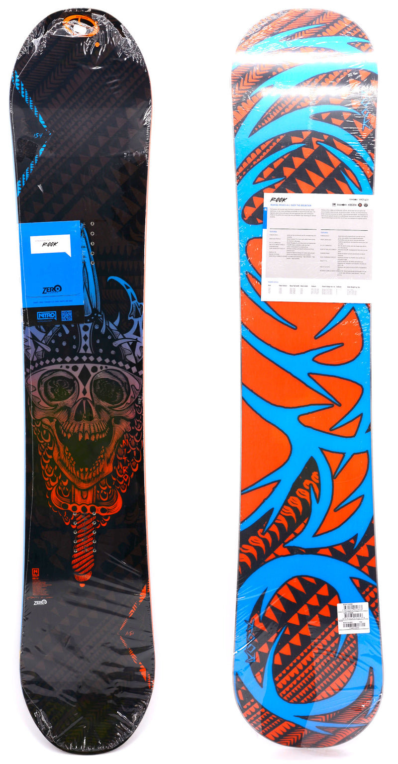 NITRO ROOK - 154 cm Camber Snowboard Softboot Park Freeride Freestyle CH-20