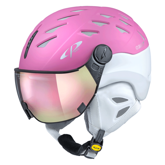 CP CUMA Ski-Snowboardhelm rose white Damen