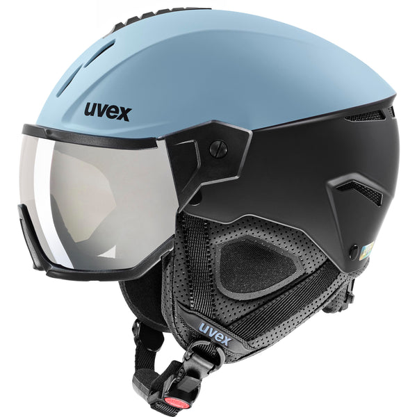 uvex INSTINCT VISOR Ski-Snowboardhelm glacier black mat Unisex
