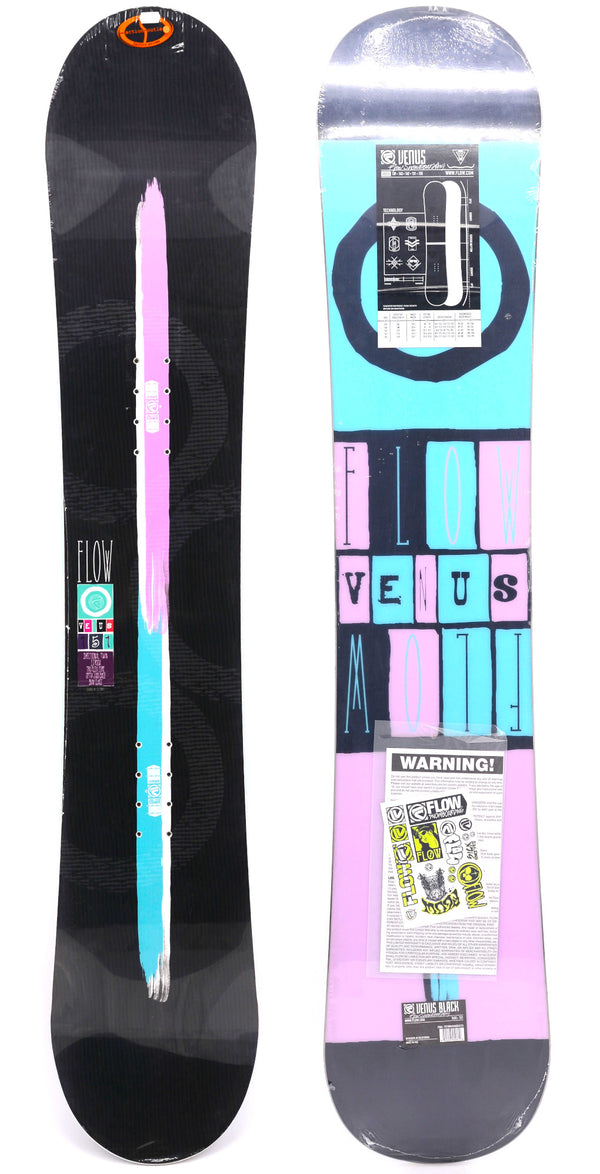 FLOW VENUS - 151 cm Camber Womens Snowboard Softboot Park Freeride CH-20