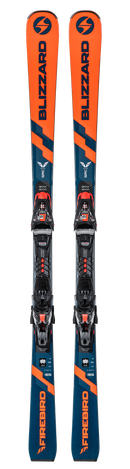 Blizzard FIREBIRD SRC 165cm + Marker XCELL 14 Herren Rennski Blau Orange
