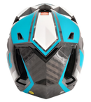 Bell BS FULL-10 SPHERICAL MIPS Full Face Fahrradhelm matte white blue shiny carbon Gr. M (55-57 cm) Unisex