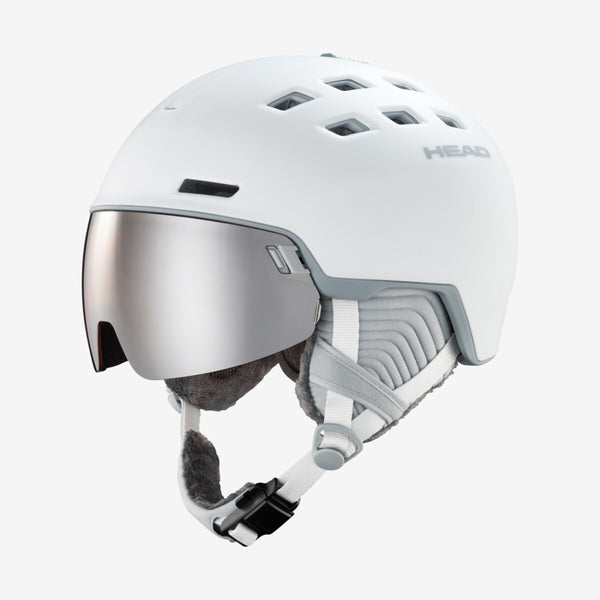 Head RACHEL Ski-Snowboardhelm mit Visier white Damen