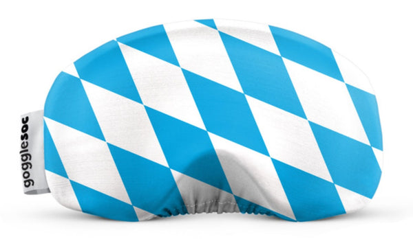 Gogglesoc BAVARIAN FLAG Soc Schutzhülle für Ski-,Snowboard oder Fahrradbrille