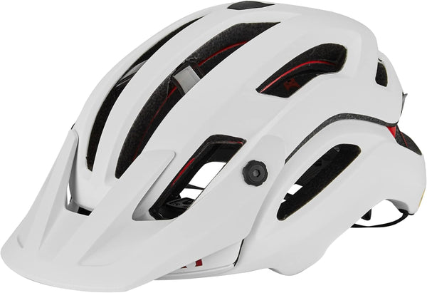 Giro MANIFEST SPHERICAL MIPS Fahrradhelm matte white black red Gr. M (55-59 cm) Herren