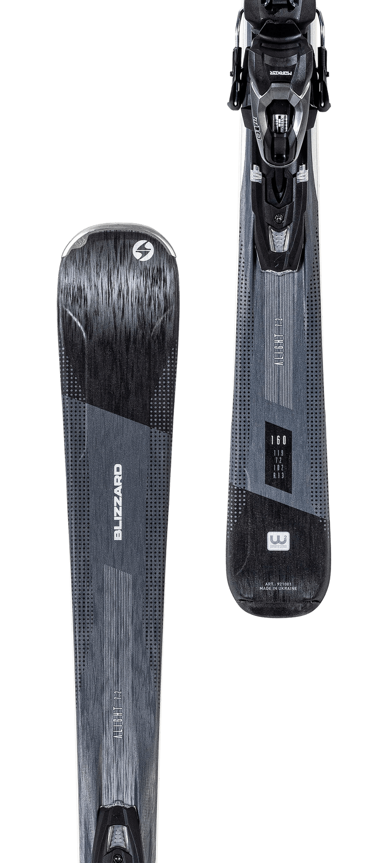 Blizzard Alight 7.2 Damen Ski + Marker TLT 10 All Mountain