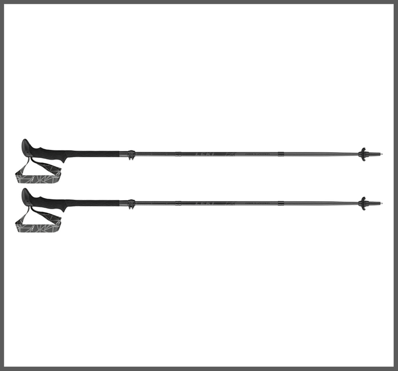 Leki BLACK SERIES MVC Wanderstöcke carbon-schwarz