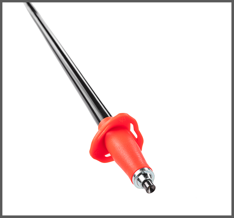 Leki MICRO RCM SUPERLIGHT Wanderstöcke carbon-rot-gelb
