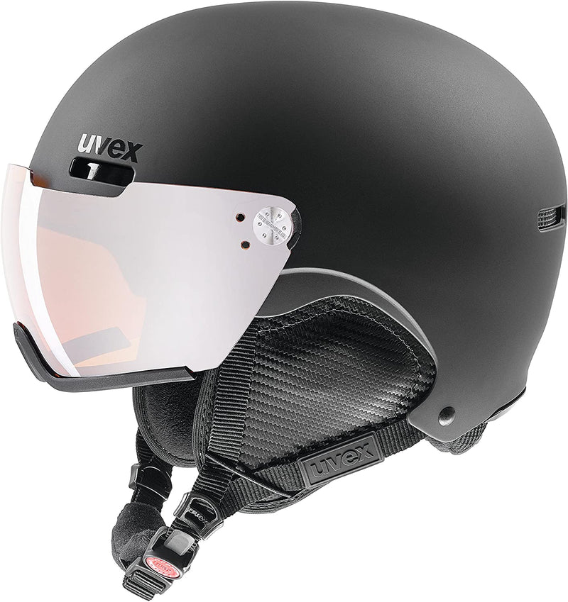 uvex HLMT 500 Visor litemirror silver S2 Skihelme black mat Gr. (59-62) Unisex