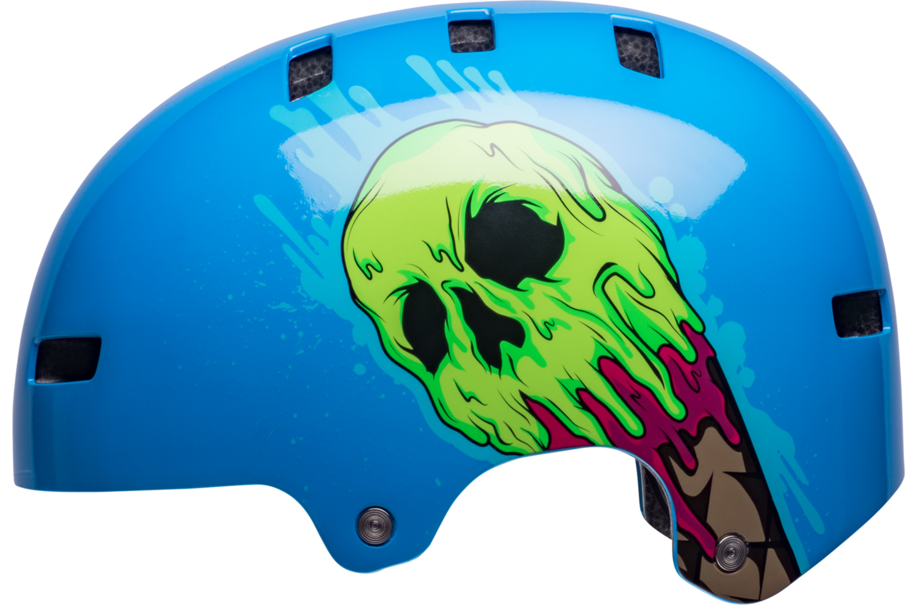 Bell LOCAL Fahrradhelm gloss blue ice scream Gr. M (55-59 cm) Unisex