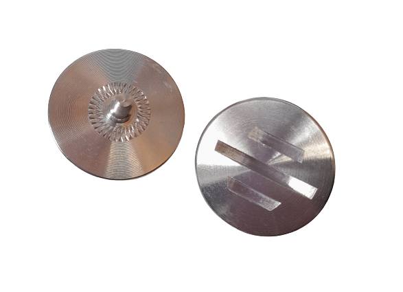 Slokker Screwplates - Schrauben-Set für Skihelme aluminium