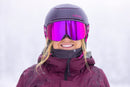 Giro ELLA Skibrille Urchin Adventure Grid + Ersatzscheibe Damen OTG