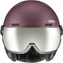 uvex WANTED VISOR Ski-Snowboardhelm bramble-antique rose mat Unisex