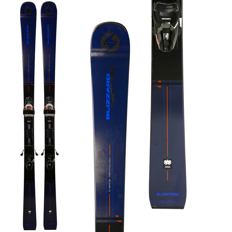 Blizzard Quattro S76 174 cm Herren Skier + Marker TPC 10 Ski All Mountain