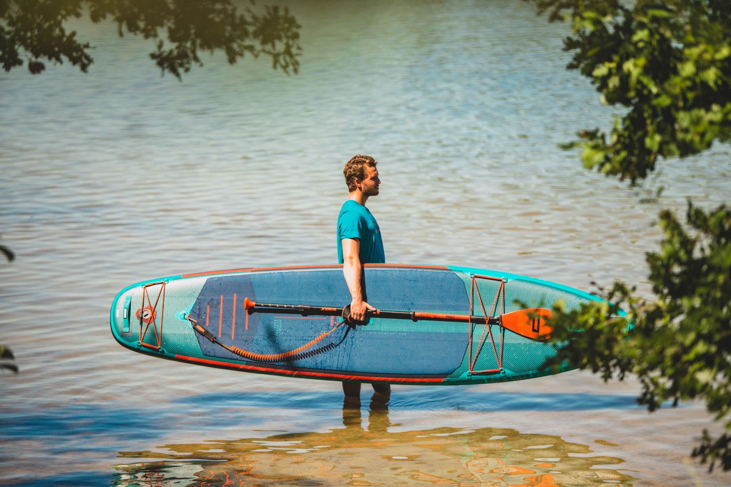 Jobe Fiberglass SUP Paddel orange