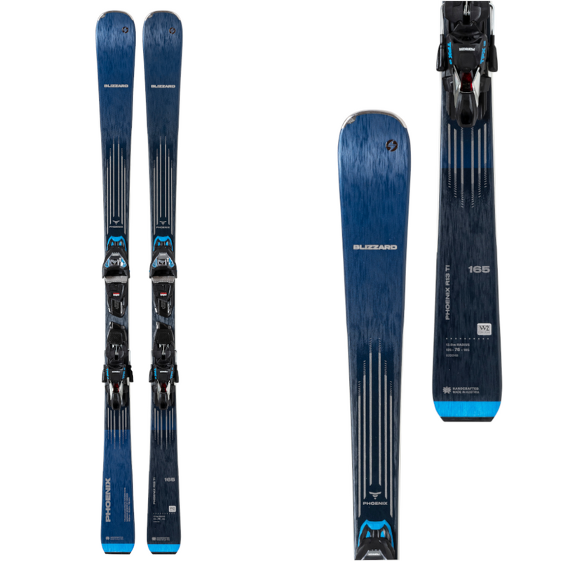 Blizzard PHOENIX R13 Ti 165cm + Marker TPX 12 - Damen Allmountain Ski Blau