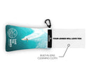 Sunnysoc SAVE THE WAVES Etui Brille Sonnenbrille Handy Tasche Schutzhülle Beutel Sack mit Karabinerhaken