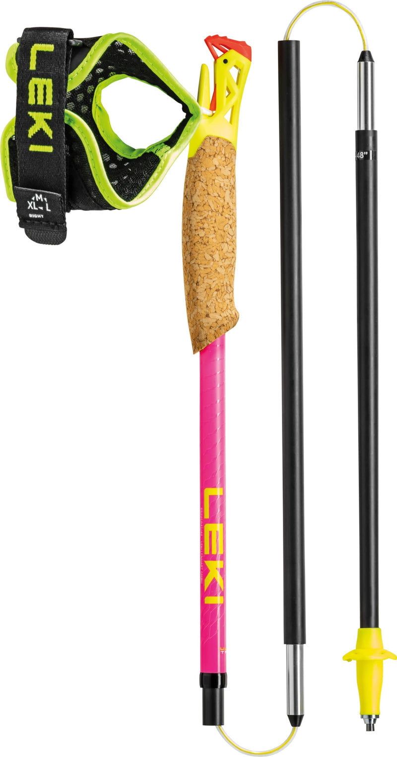 Leki ULTRATRAIL FX. ONE Trailrunningstöcke neon pink neonyellow natural carbon Unisex