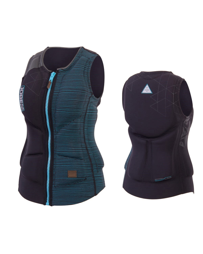 Jobe COMP VEST ZIPPER Schwimmweste black teal Damen