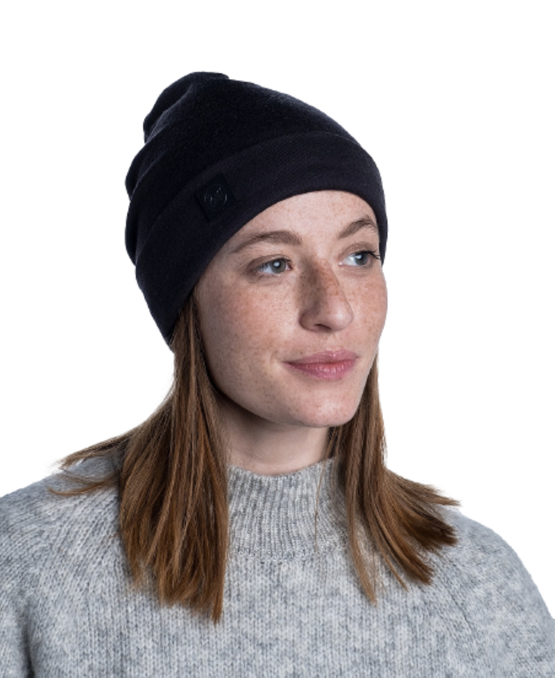 Buff MERINO HEAVYWEIGHT BEANIE für Erwachsene solid black Gr. One Size