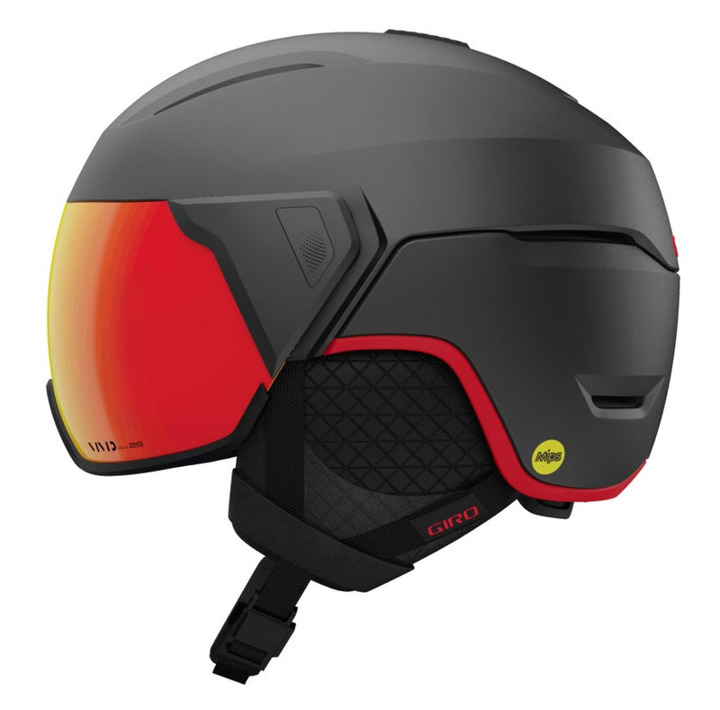 Giro ORBIT SPHERICAL MIPS Ski-Snowboardhelm mat graphite red und VIVID red Visier + Tragetasche Gr. M (55,5-59 cm) Unisex