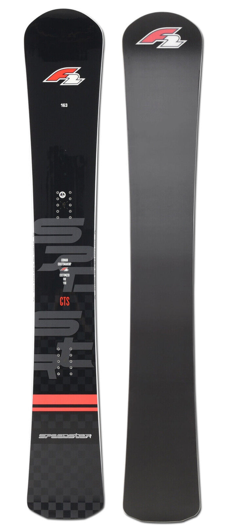 F2 SPEEDSTER GTS Alpin Carving Snowboard Gr. 163 und 166 cm