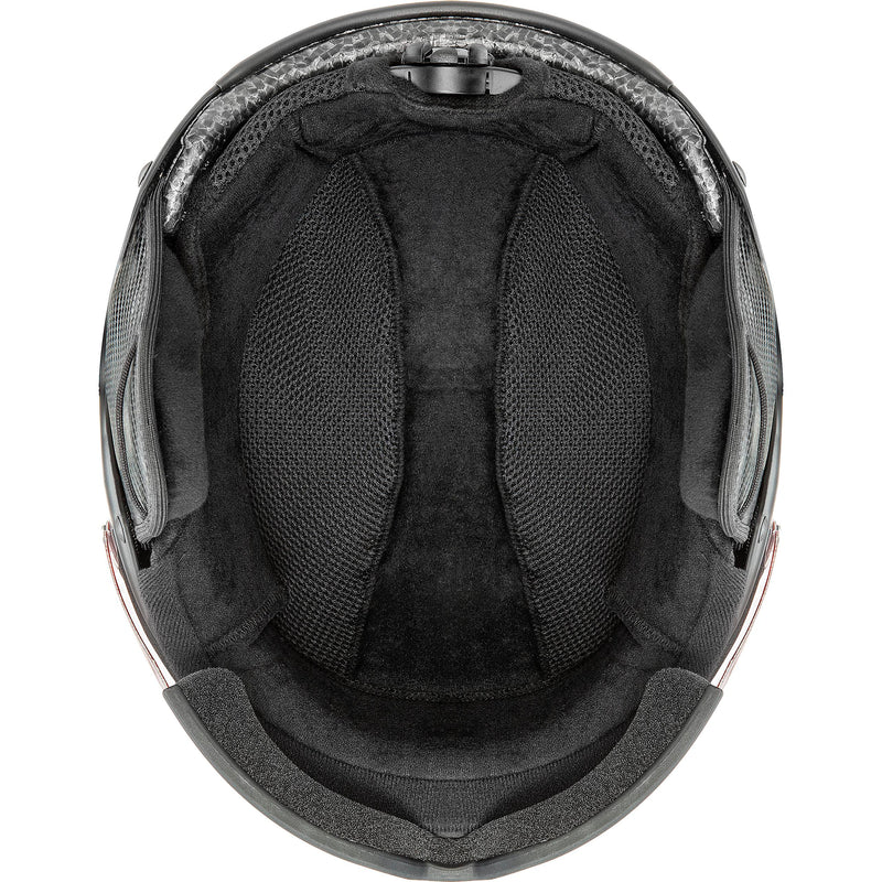 uvex HLMT 500 VISOR V Ski-Snowboardhelm dust blue mat Unisex