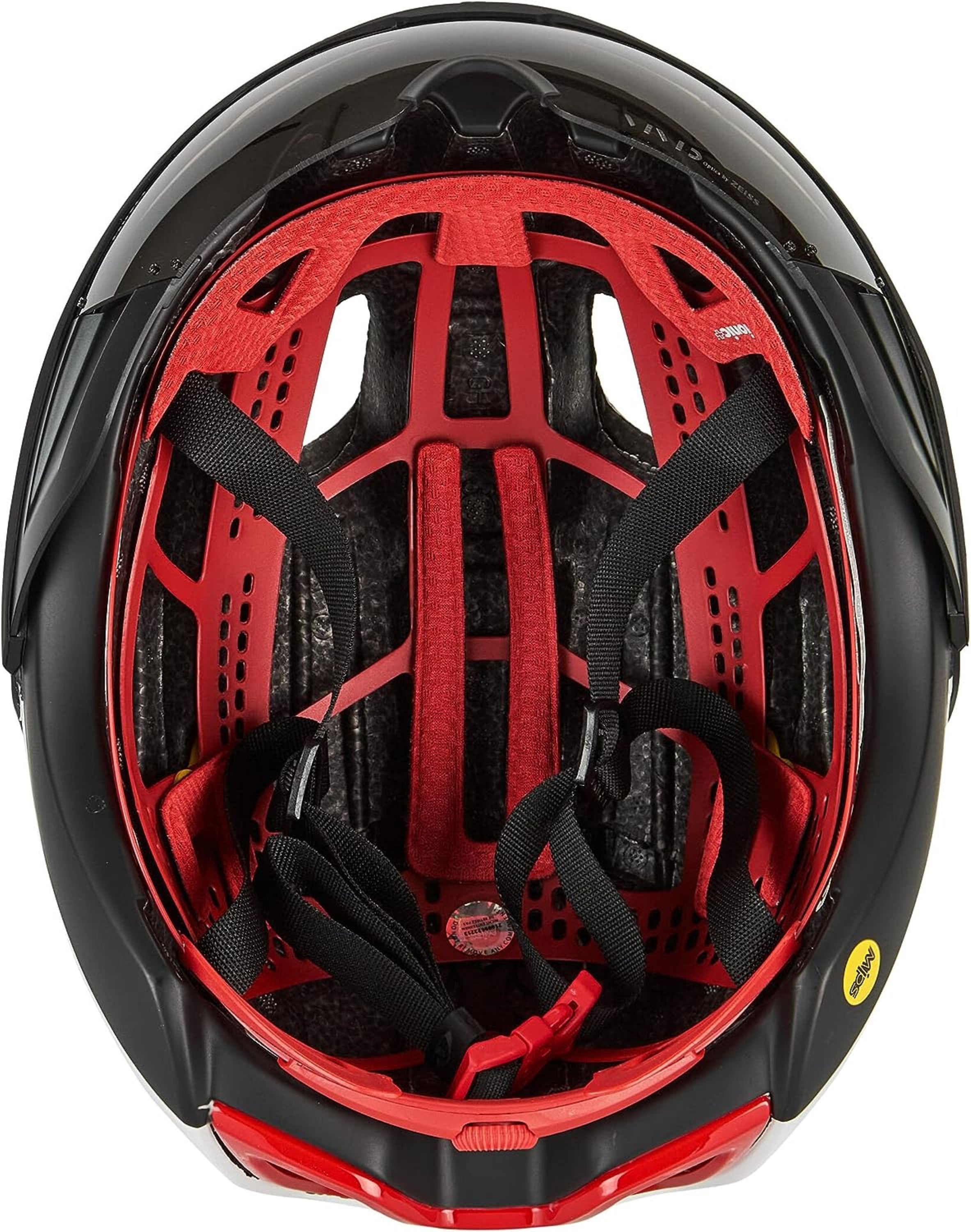 Giro VANQUISH Mips Fahrradhelm matte black white red Gr. M (55-59 cm) Herren