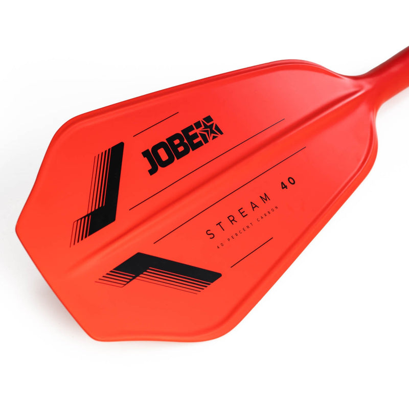 Jobe STREAM CARBON 40 SUP PADDEL Carbon Dreiteilig red orange