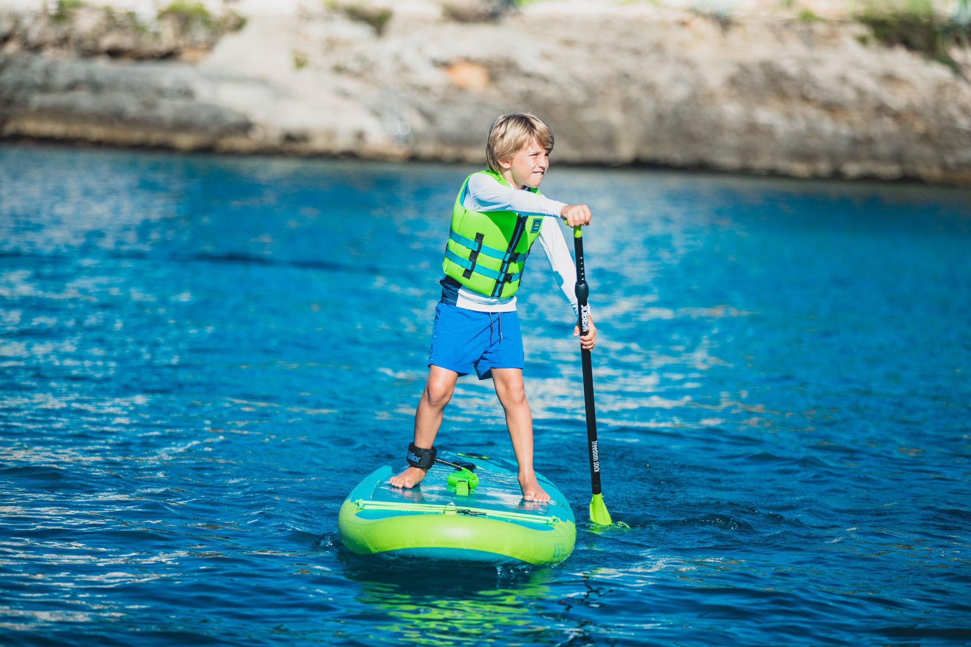 Jobe Freedom Stick SUP Paddel Kinder black-green