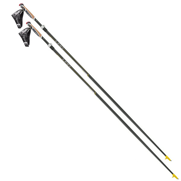 Leki XTA VARIO SKI ROLLER Stöcke schwarz-anthrazit-gelb j21