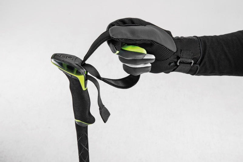 Leki GUIDE 2 Skitourenstöcke black-neonyellow-dark anthracite (110-150 cm) Herren