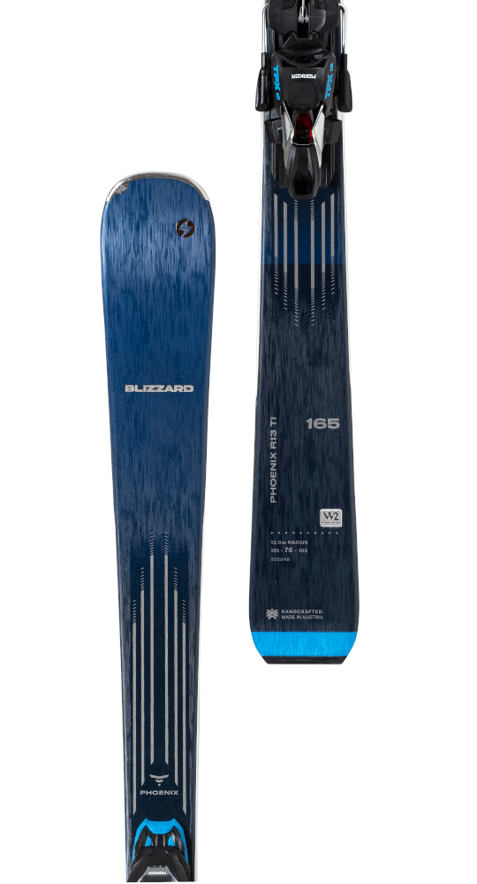 Blizzard PHOENIX R13 Ti 165cm + Marker TPX 12 - Damen Allmountain Ski Blau