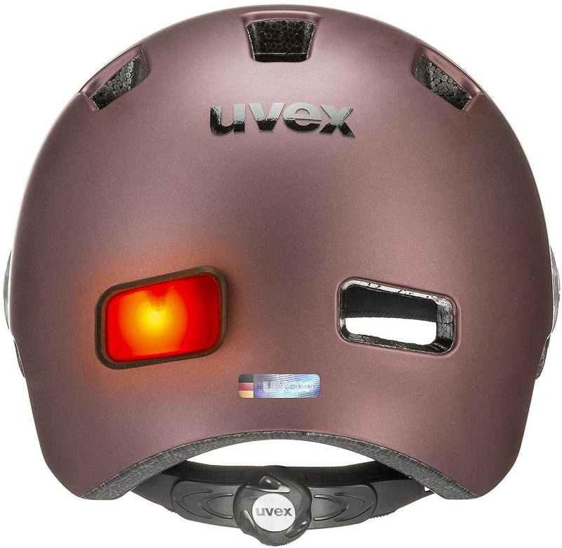 uvex RUSH VISOR Fahrradhelm blackberry mat Unisex