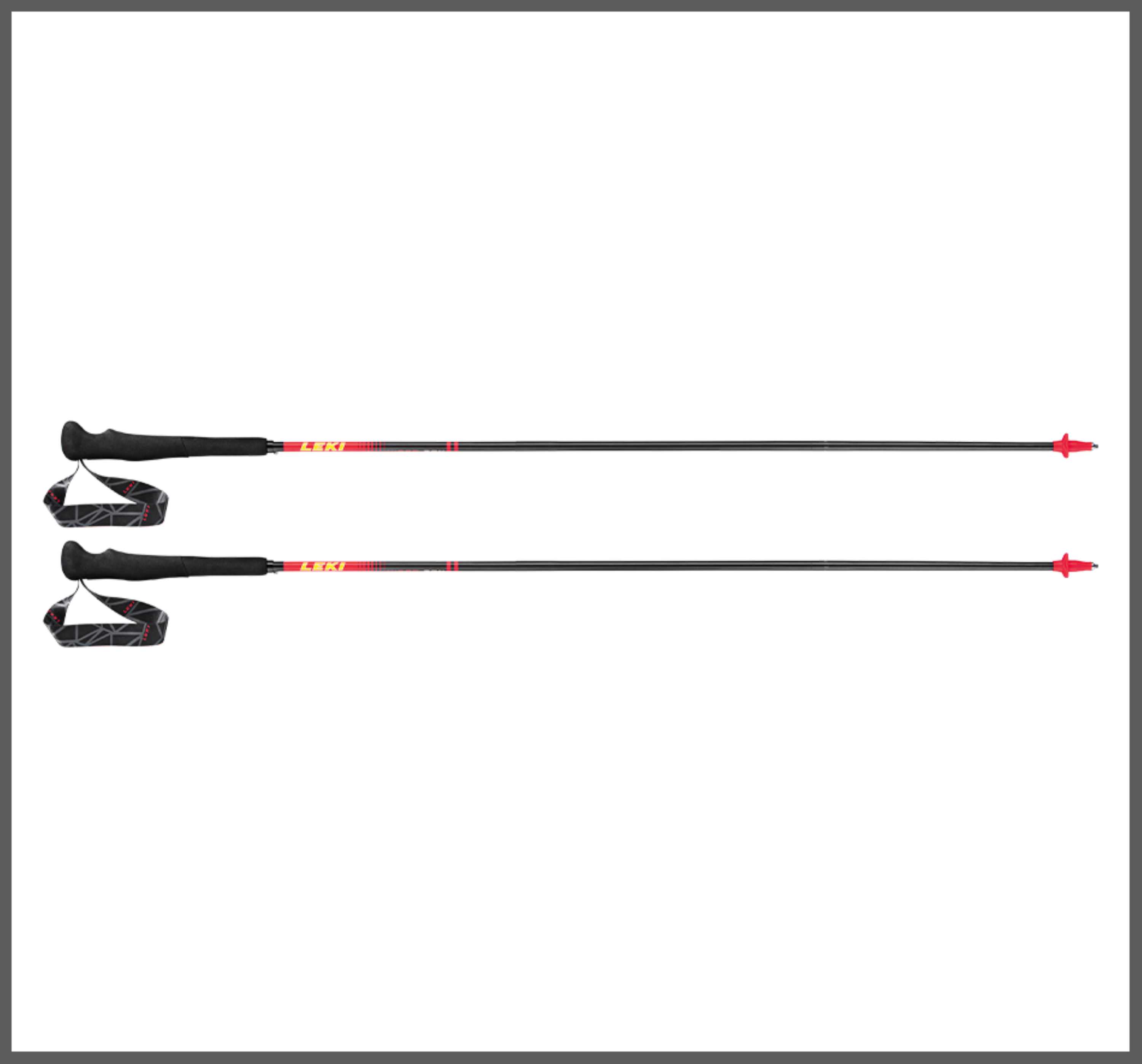 Leki MICRO RCM SUPERLIGHT Trail Running Stöcke carbon-rot-gelb