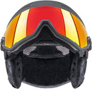 uvex WANTED VISOR Ski-Snowboardhelm black mat Unisex