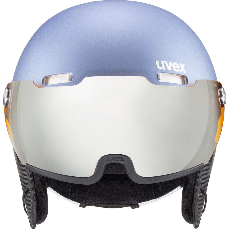 uvex HLMT 500 VISOR Ski-Snowboardhelm dust blue mat Unisex