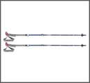 Leki MIC VARIO CARBON LADY Wanderstöcke blue-weiß-berry