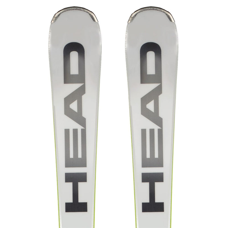 Head WC -World Cup- Rebels e.XSR SW LYT Ski + Bindung PR 11 GW black white neon yellow Unisex