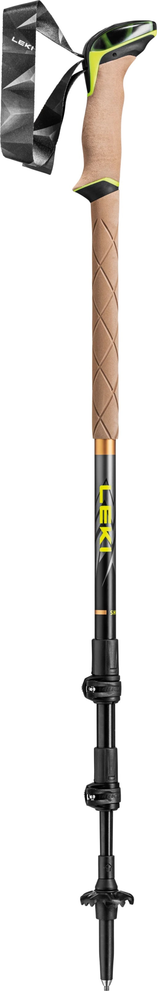 Leki SHERPA Trekkingstöcke dark anthracite-copper brown-neon yellow (110-145 cm) Unisex
