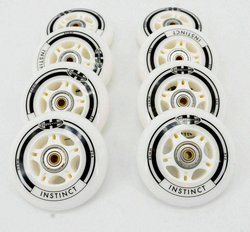 8er Set Hyper INSTINCT Rollenset 82mm/82A - ABEC9 + 6mm Spacer