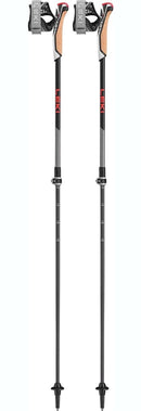 Leki INSTRUCTOR LITE Nordic Walking Stöcke dark anthracite-silver grey-bright red (100-125 cm) Unisex