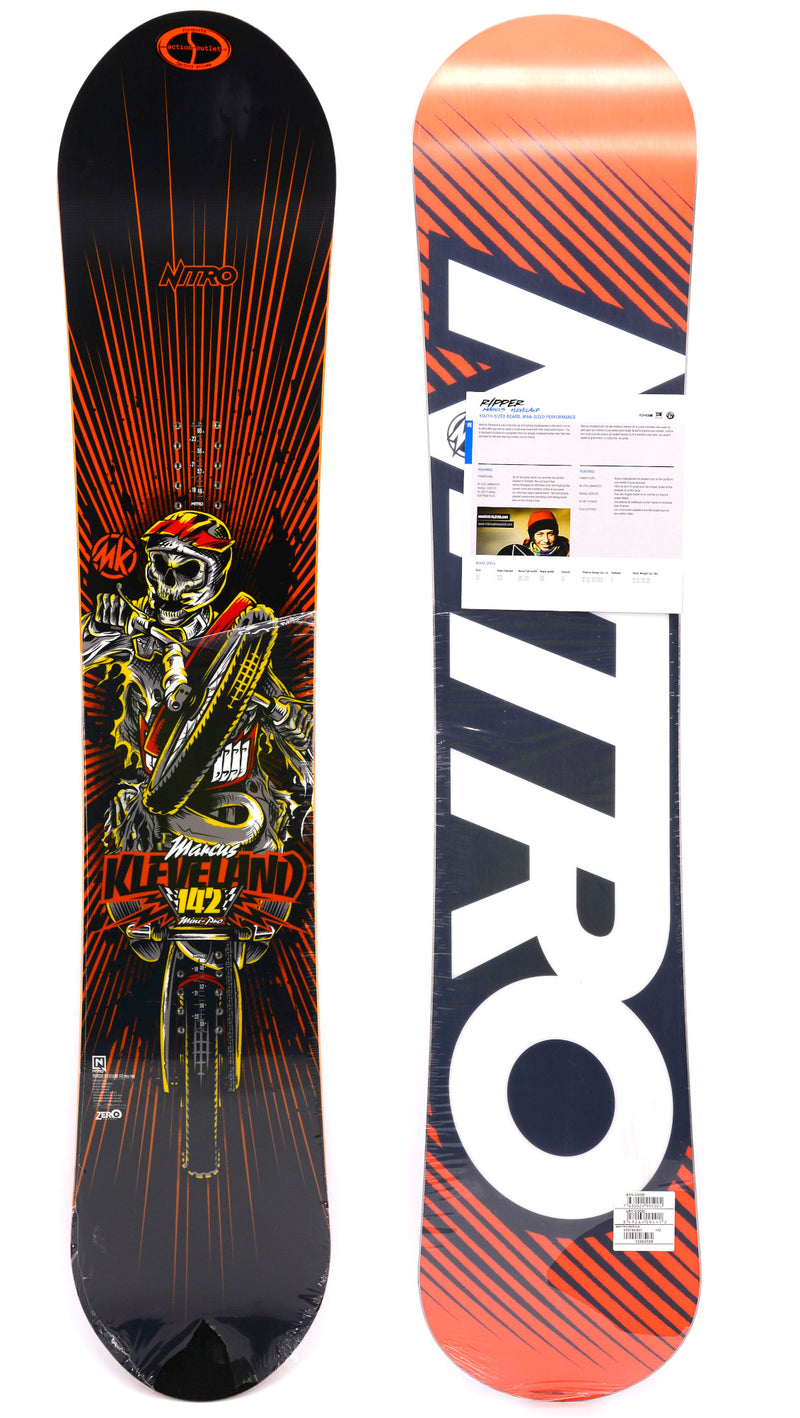 NITRO RIPPER MARCUS CLEVELAND EDITION - 142 cm Snowboard Softboot Free