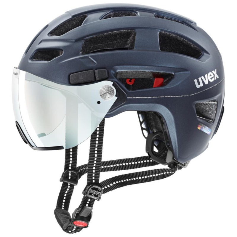 uvex FINALE VISOR VARIO Fahrradhelm deep space mat Unisex