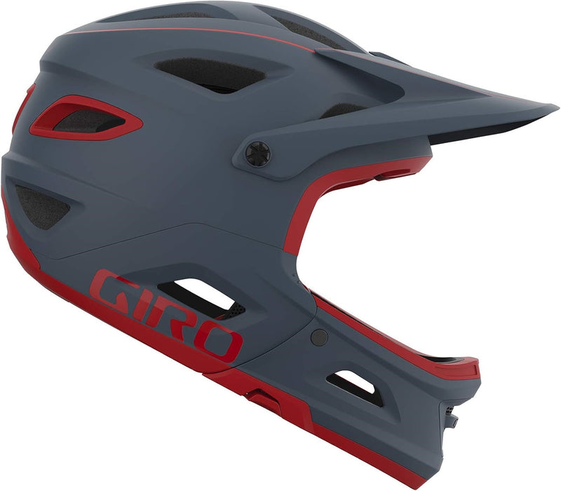 Giro SWITCHBLADE MIPS Fahrradhelm matte portaro grey red Gr. M (55-59 cm) Herren