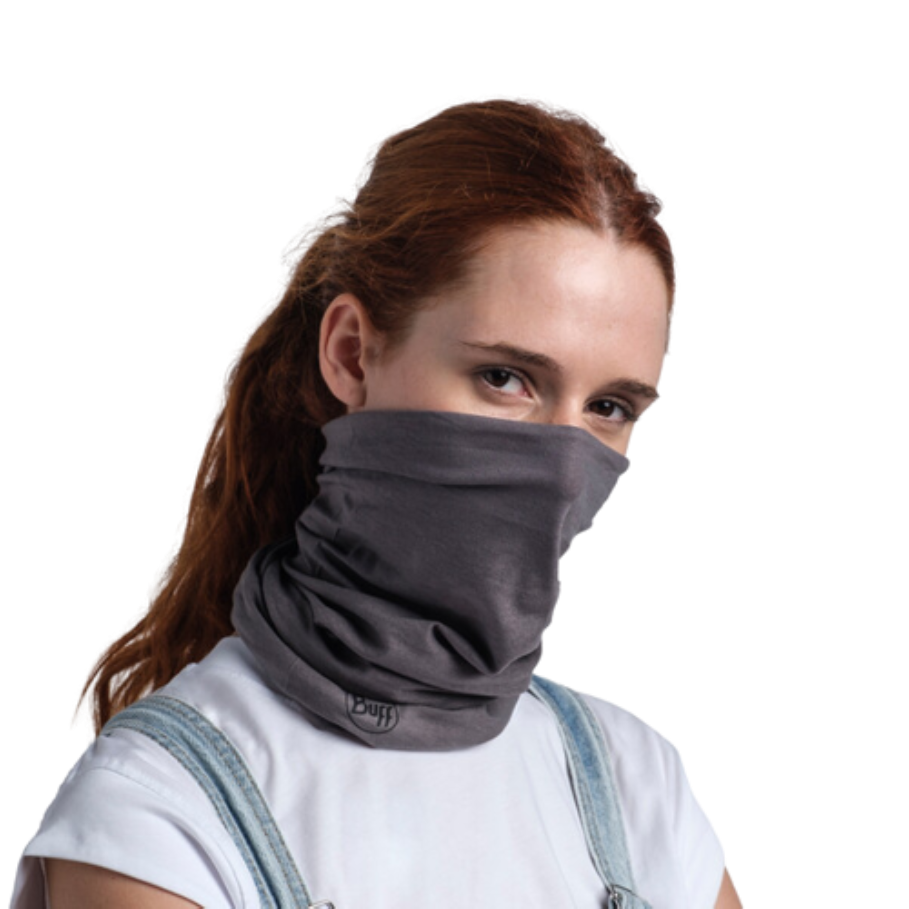 Buff ORIGINAL ECOSTRECH MULTIFUNKTIONSTUCH für Erwachsene solid grey Gr. One Size