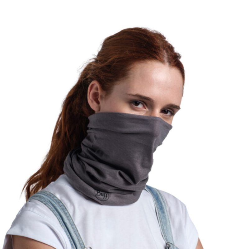 Buff ORIGINAL ECOSTRECH MULTIFUNKTIONSTUCH für Erwachsene solid grey Gr. One Size
